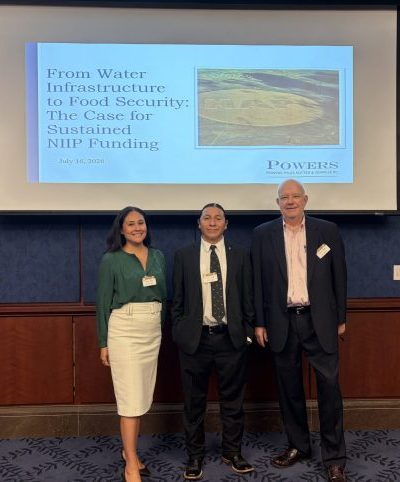 Natasha John, NAPI Lionel Haskie, and Paul Moorehead